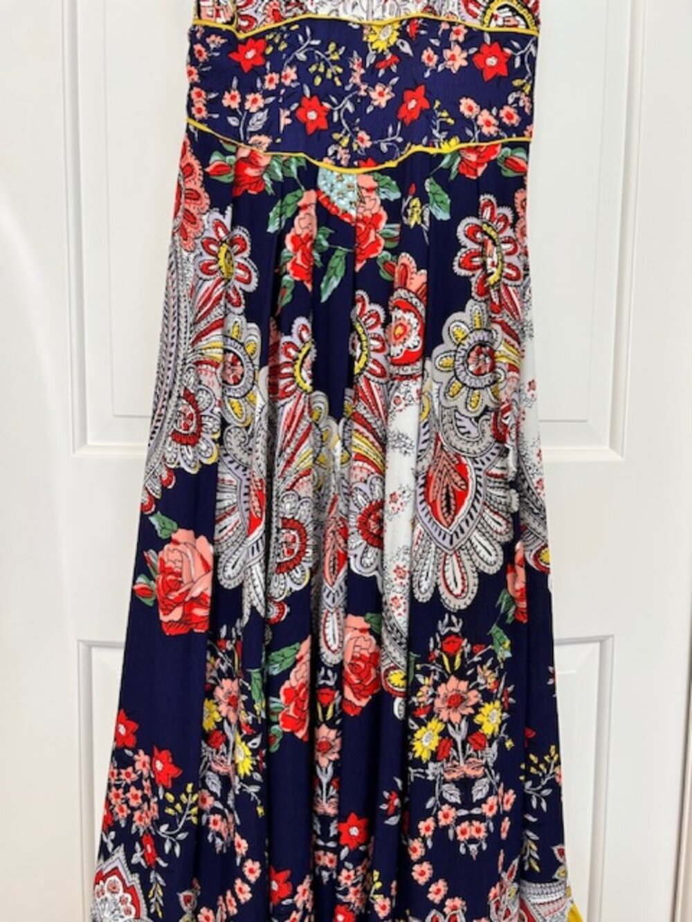 NWT Maeve x Anthropologie Myriam Maxi Dress | Size 4 | Floral Scarf Print - Picture 7 of 12